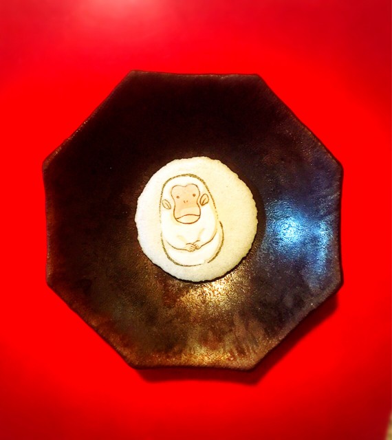 山口友一　八角タタラ皿